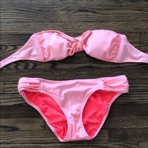 Orange Victoria’s Secret Two-Piece